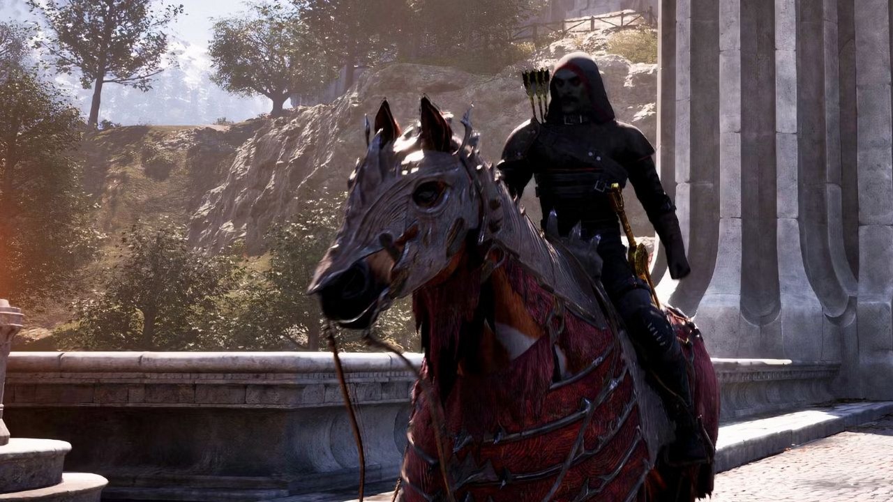 W Oblivion Remastered brakuje opcji przyzwania konia. Na szczęście na jego odnalezienie jest kilka sposobów, źródło grafiki: Bethesda Softworks / Virtuos.