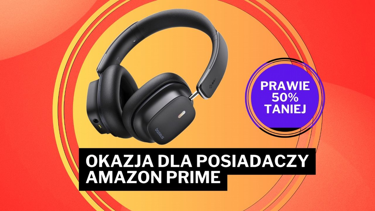 „W tej cenie brać z zamkniętymi oczami”. Słuchawki Baseusa kupisz prawie 50% taniej, źródło grafiki: Baseus.