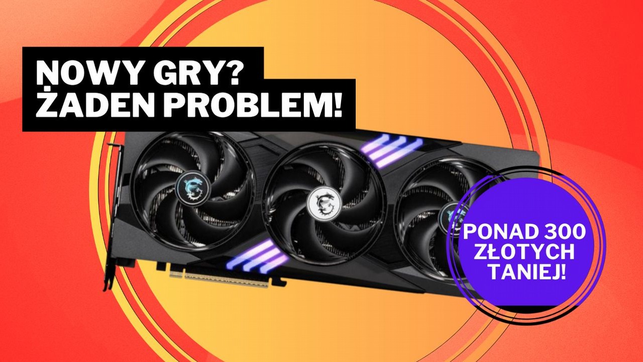 RTX 5070 w rekordowo niskiej cenie! Oblivion Remastered nie stanowi dla tej karty żadnego wyzwania, źródło grafiki: MSI.