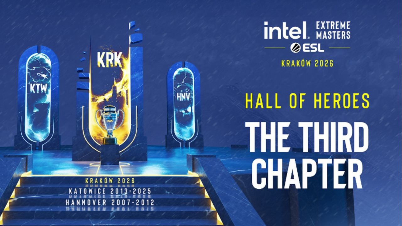 IEM 2025 żegna się z Katowicami, po raz pierwszy w 19-letniej historii impreza startuje w Krakowie, źródło grafiki: IEM/Intel.