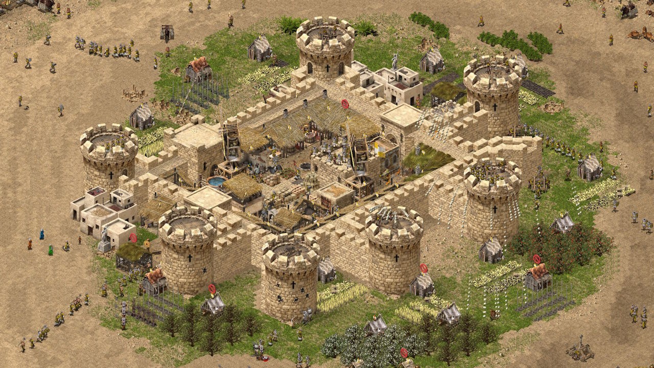 Remaster Twierdzy: Krzyżowiec ponownie do ogrania. Sprawdź, jak aktualnie wygląda zapowiadane odświeżenie klasyki RTS, źródło grafiki: Firefly Studios..