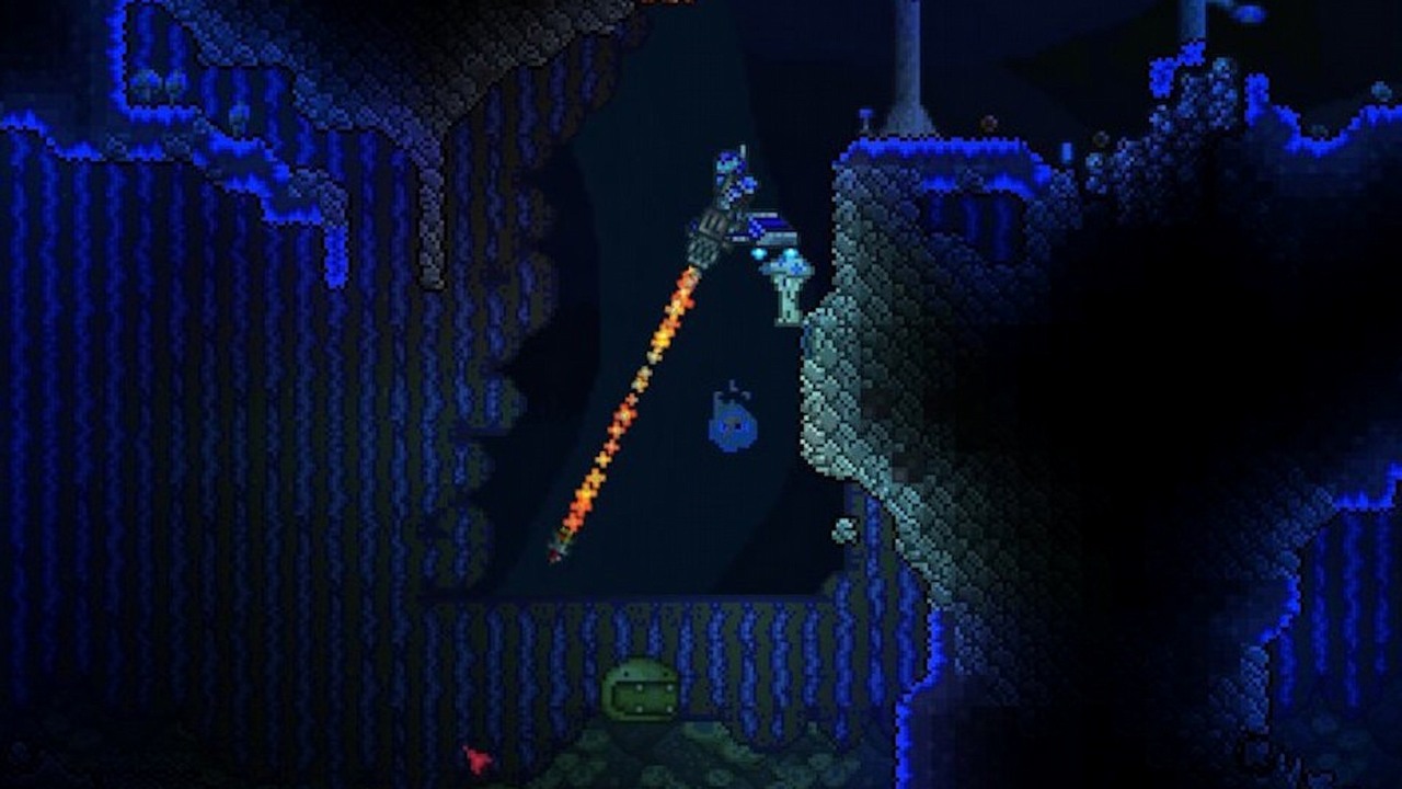 Terraria 1.4.5 zaoferuje broń, którą wytworzymy z niewielką pomocą najbardziej ikonicznego przeciwnika w grze, źródło grafiki: Terraria.