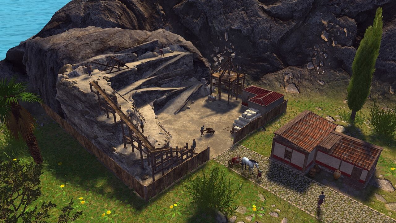 Pierwsze z trzech dem Pompeii: The Legacy już dostępne. Próbka przybliża kluczowe aspekty starożytnego rywala Cities: Skylines, źródło grafiki: Źródło: Steam | Siscia Games.