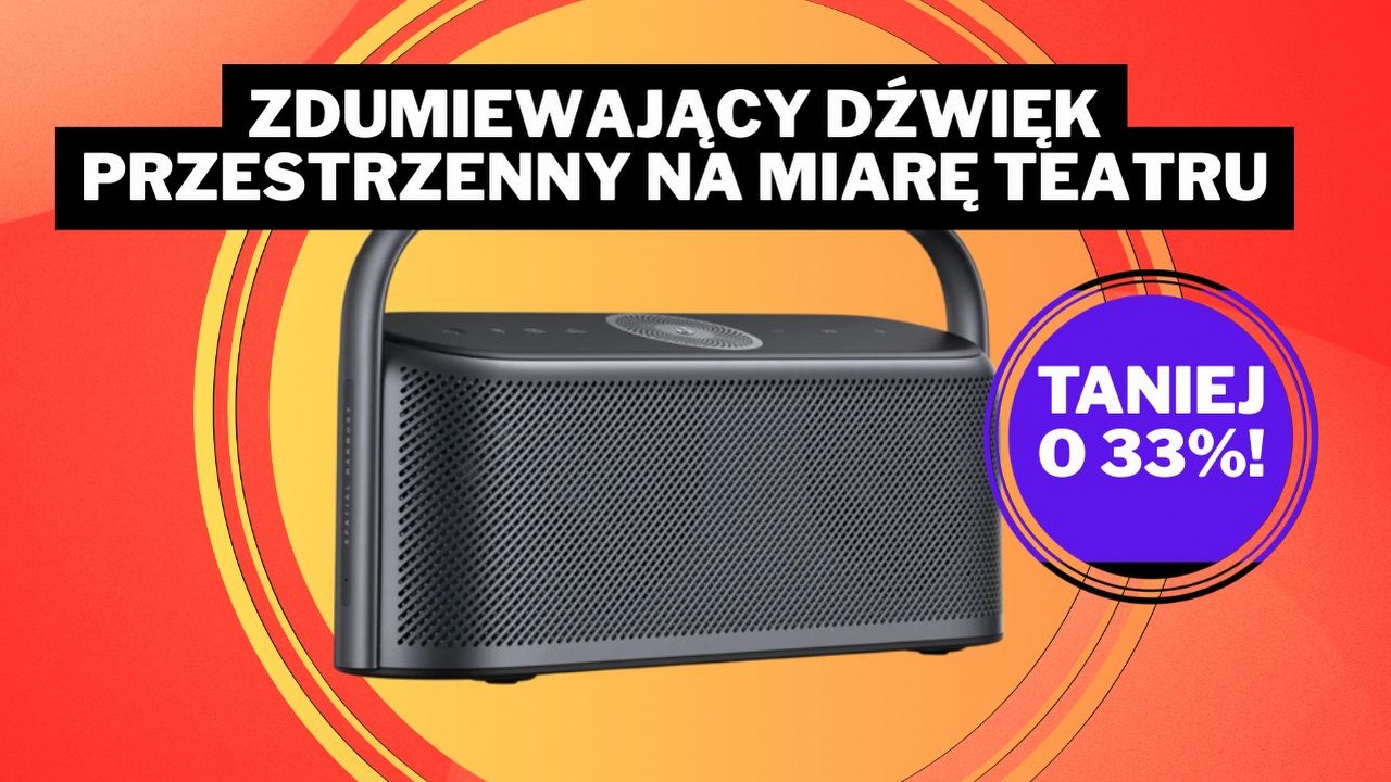 „Słucham muzyki od dziesięcioleci i jestem zdumiony”. Ten polecany przez audiofilów głośnik kupisz teraz 33% taniej, źródło grafiki: Anker.