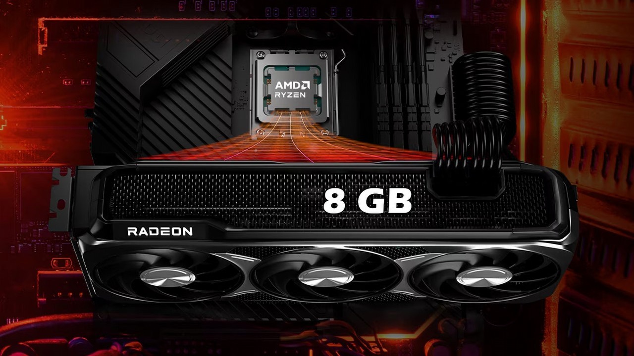 AMD broni tańszego Radeona RX 9060 XT, twierdząc, że „wersja 8 GB nadal ma swoją pozycję na rynku”, źródło grafiki: AMD.