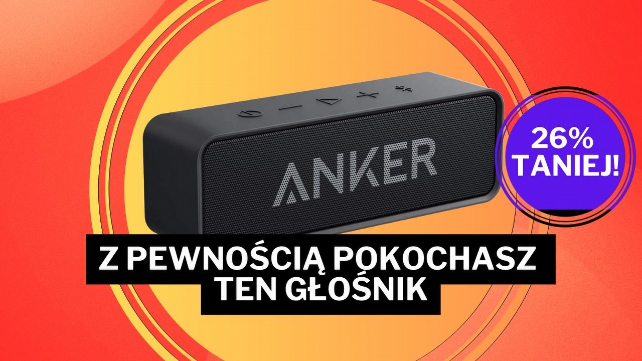 Amazon szokuje, oferując ten głośnik za mniej niż 100 zł! Anker Soundcore miażdży nawet droższą konkurencję, źródło grafiki: Amazon.pl.