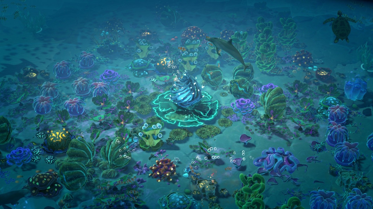 Nowa gra o budowaniu miasta zabierze nas w odmęty umierającego oceanu, gdzie powalczymy o przetrwanie. Life Below można sprawdzić za darmo na Steam, źródło grafiki: Megapop.