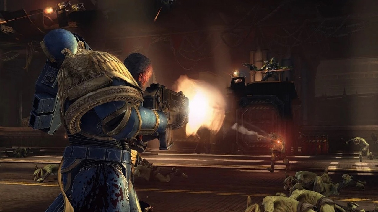 „Skok na kasę” i co najwyżej „niezły” remaster Warhammer 40,000: Space Marine nie zachwycił graczy. Gra zbiera w większości negatywne oceny na Steamie, źródło grafiki: Relic Entertainment.