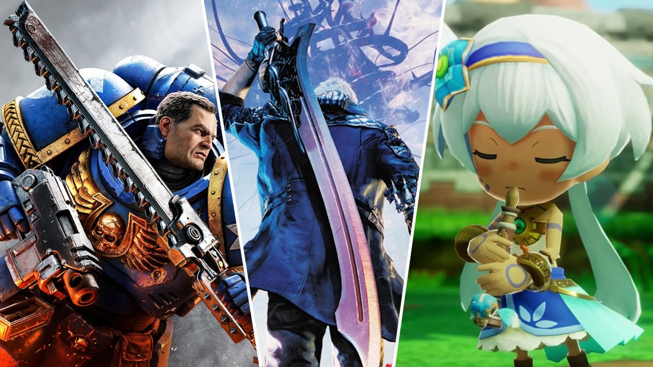 Tak sprzedają się gry. Twórcy DMC 5, Space Marine 2 oraz Fantasy Life i podzielili się świeżymi liczbami, źródło grafiki: Saber Interactive / Capcom / Level 5.