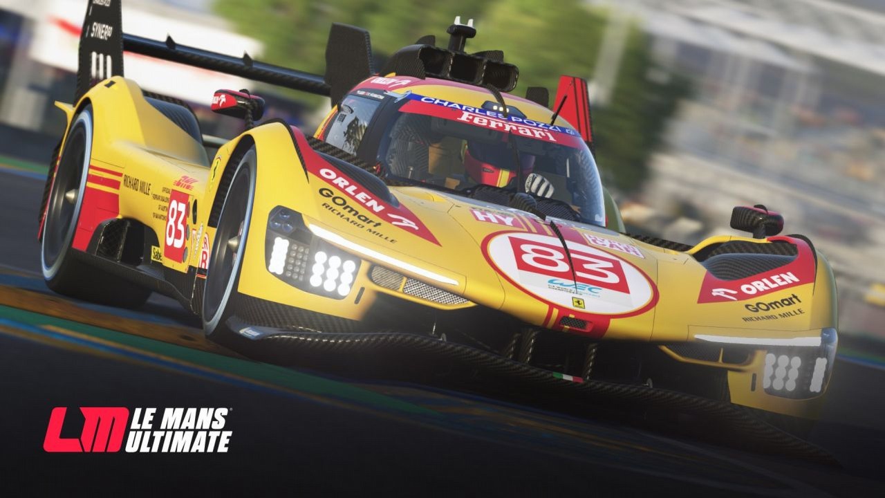 Nadciąga pełna wersja gry, w której będziemy mogli powtórzyć wczorajszy wielki wyczyn Roberta Kubicy. Le Mans Ultimate ma datę premiery 1.0, źródło grafiki: Motorsport Games.