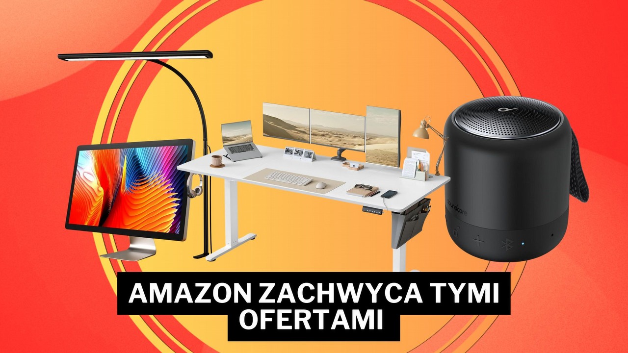 Najlepsze okazje na Amazonie - dziś kupicie przenośny imprezowy głośnik i gadżety na nowe biurko, źródło grafiki: Amazon; grafiki promocyjne.