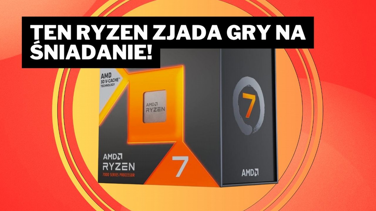 Z takim procesorem przejdziesz każdą grę! AMD Ryzen 7 7800X3D to niewątpliwy bestseller na Amazonie, źródło grafiki: AMD.