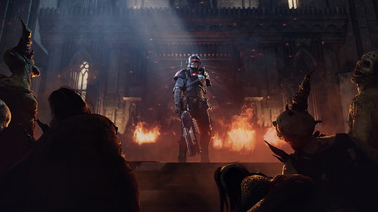 Uczta dla fanów Warhammera 40,000. Darktide „wybuchło” na Steamie, a za kilka godzin fani Rogue Tradera dostaną duże rozszerzenie, źródło grafiki: Fatshark..