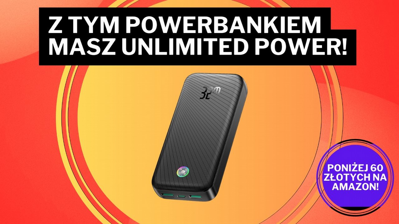 To istne szaleństwo ze strony Amazona! 35W powerbank za nieco ponad 50 złotych będzie hitem tegorocznych wakacji.