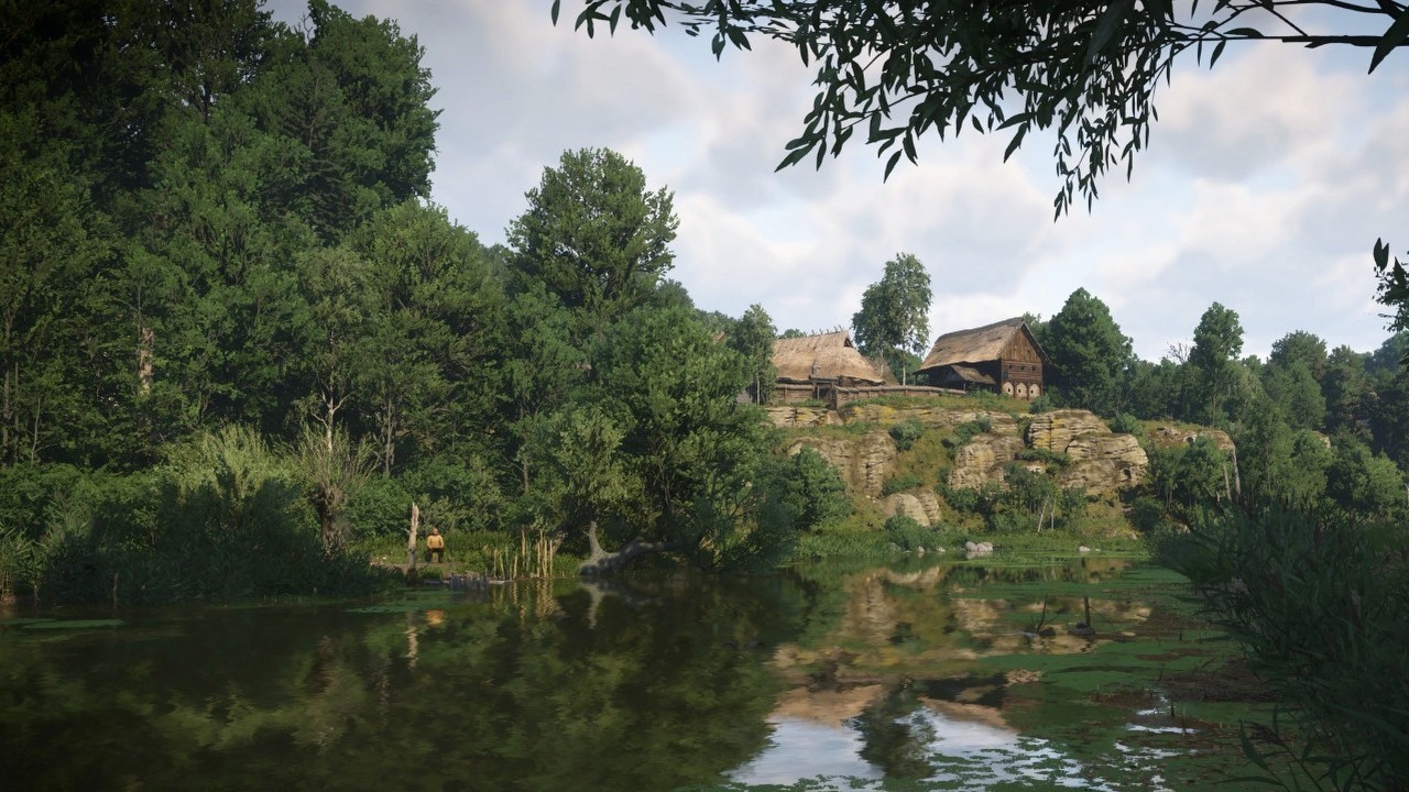 AMD próbuje ograniczyć zużycie pamięci VRAM. Dużą rolę odgrywają w tym renderowane drzewa, źródło grafiki: Warhorse Studios.