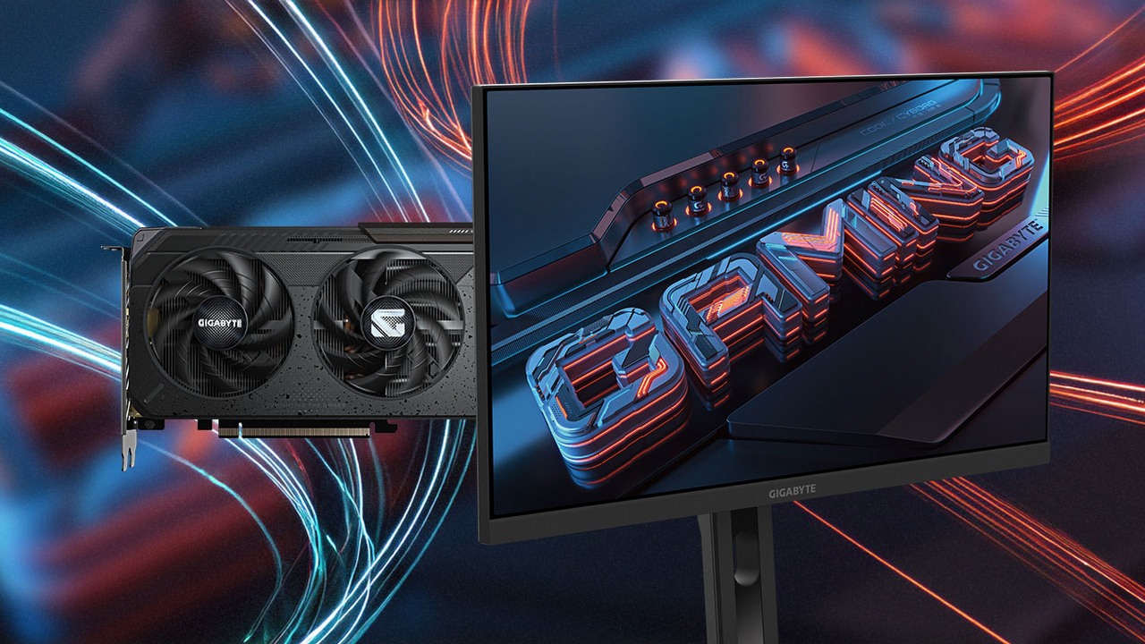 Uzbierałeś około 1500 zł na nową kartę graficzną? Zerknij na możliwości Gigabyte Radeon RX 9060 XT Gaming OC 8GB, źródło grafiki: Gigabyte.