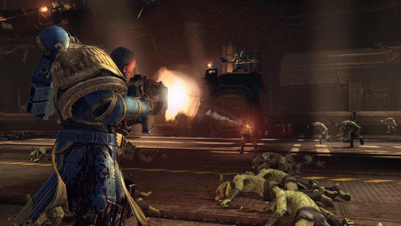 Remaster Warhammer 40K: Space Marine jest tak słaby, że twórcy podjęli decyzję korzystną dla graczy, źródło grafiki: SneakyBox / Relic Entertainment..