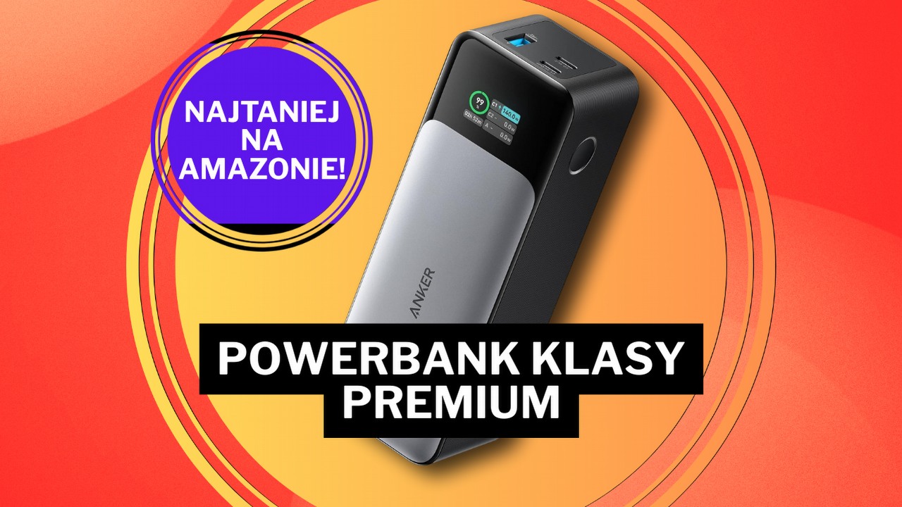 „Najlepszy powerbank, jaki kiedykolwiek miałem” w rekordowo niskiej cenie! Kilkukrotnie naładujesz nim PlayStation Portal i Steam Decka, źródło grafiki: Anker.