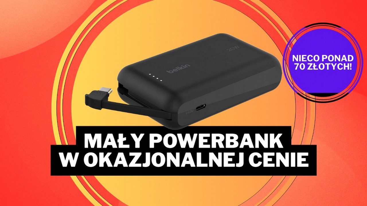 Tani, zgrabny i funkcjonalny! Pojemny powerbank, który poradzi sobie z każdym sprzętem, źródło grafiki: Amazon.pl.