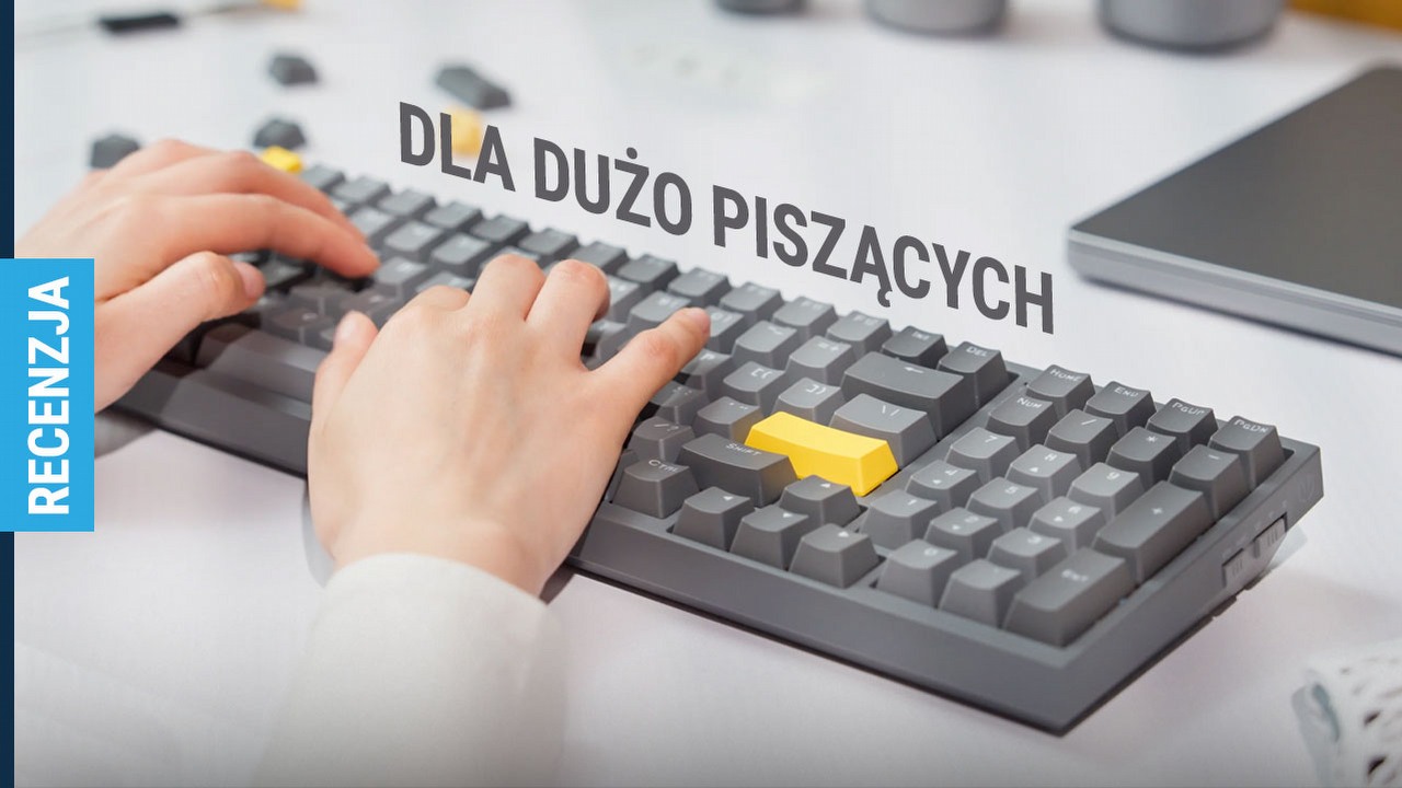 Cichy klik, idealnie wyprofilowane klawisze i wielka przyjemność z korzystania. Recenzja klawiatury Endorfy Celeris 1800.