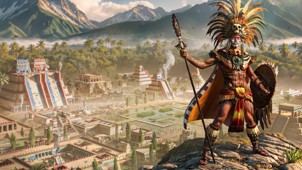 Nowa polska gra strategiczna o budowaniu miasta oferuje egzotyczny klimat i pozwala na składanie bogom krwawych ofiar. Jest data premiery Aztecs: The Last Sun, źródło grafiki: Toplitz Productions..