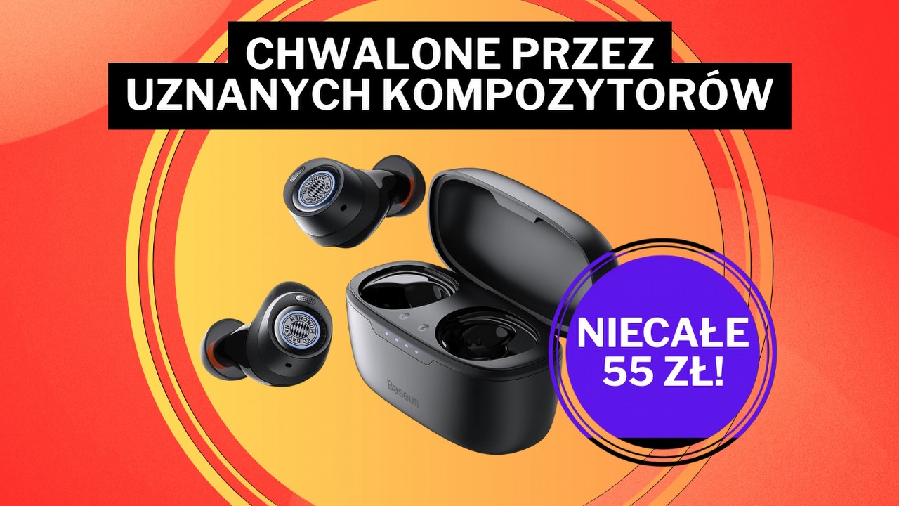 140 godzin działania, ANC i Bluetooth 5.3 - to wszystko poniżej 55 zł! Myślałem, że cena tych słuchawek to tylko błąd, źródło grafiki: Baseus.