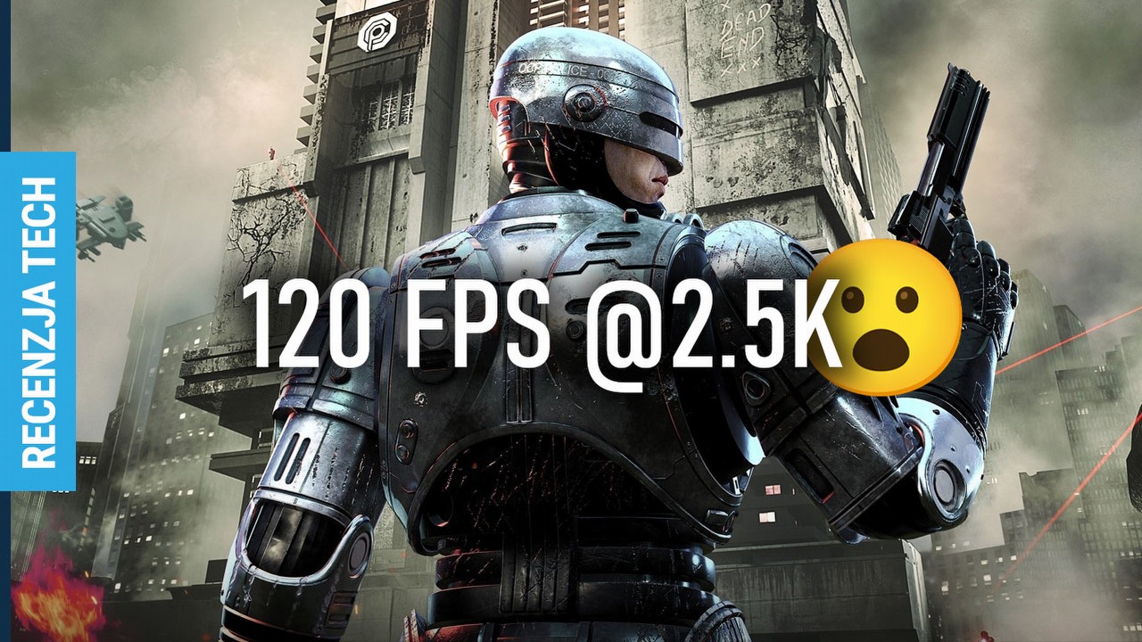 120 klatek i to w 2.5K bez użycia jakiegokolwiek upscalingu. Recenzja techniczna RoboCop: Rogue City - Unfinished Business.