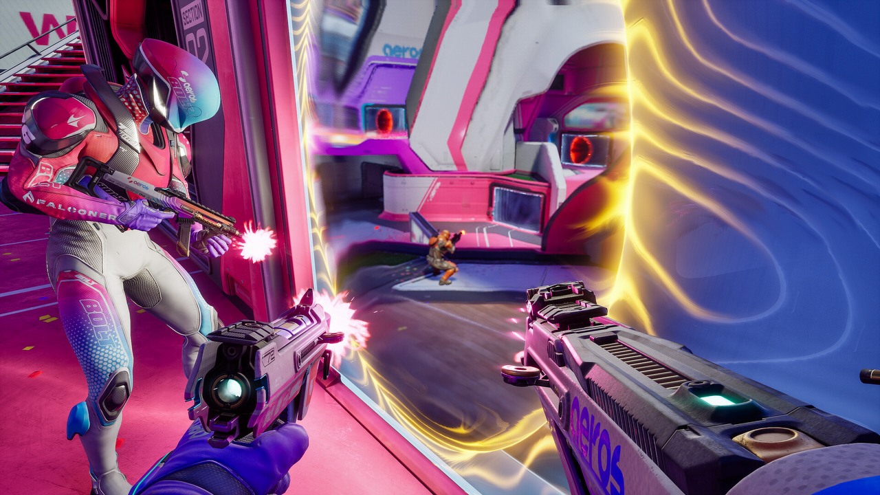 Cofnięcie premiery i powrót do beta-testów - tak twórcy Splitgate 2 posypują głowę popiołem, źródło grafiki: 1047 Games.