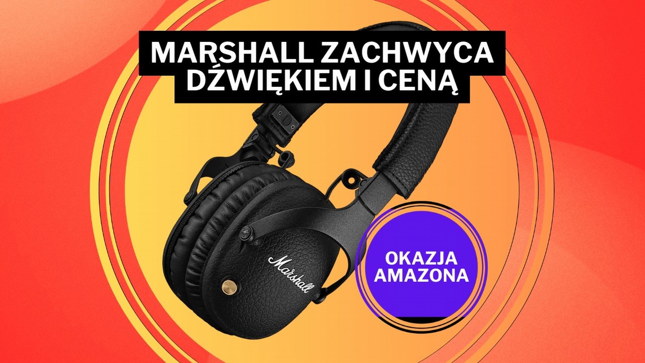 Te słuchawki Marshalla pod jednym względem biją Sennheisera na głowę. Teraz kupisz je na Amazonie 27% taniej, źródło grafiki: Marshall; materiały promocyjne.