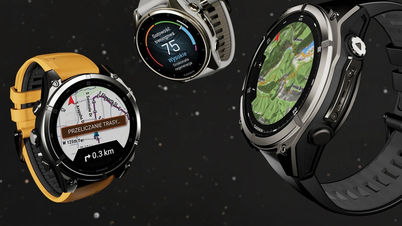 Gdzie są ustawienia w zegarku Garmin? To zależy od modelu, źródło grafiki: Garmin.
