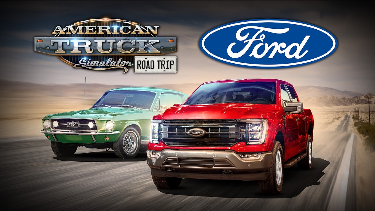 Ford Mustang trafi do American Truck Simulator w ramach nowego DLC. To nowa era dla gry, wykraczająca poza świat ciężarówek, źródło grafiki: SCS Software..