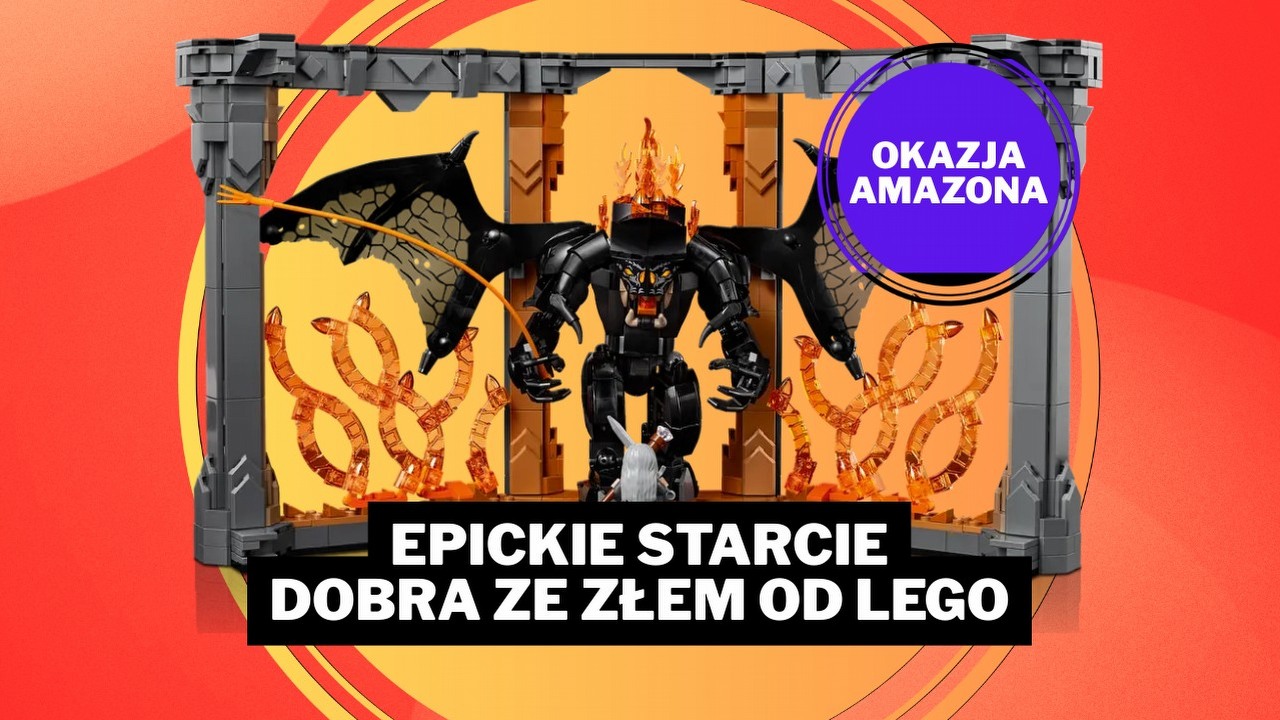 Amazon wie, jak skusić fanów Władcy Pierścieni. 30% taniej za model LEGO to wyborna okazja, źródło grafiki: LEGO; materiały promocyjne.