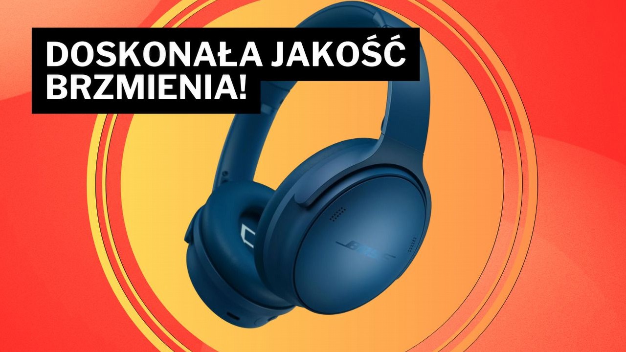 „Prawdziwa muzyczna ekstaza dźwiękowa!”. Słuchawki Bose QuietComfort to sprzęt w sam raz dla koneserów doskonałego brzmienia, źródło grafiki: Bose.