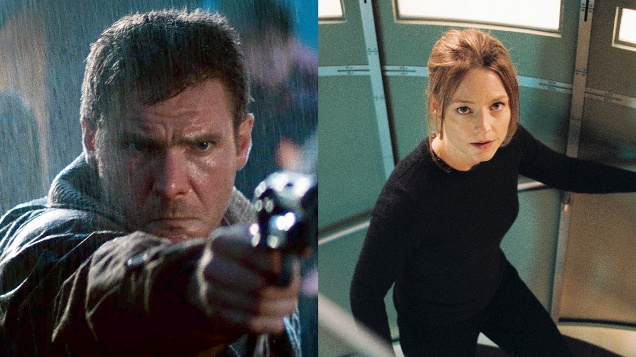 W tym tygodniu na Prime Video obejrzymy arcydzieło sci-fi z Harrisonem Fordem, a mocny thriller zapewni wrażenia na Netfliksie, źródło grafiki: Blade Runner, Ridley Scott, Shaw Brothers, 1982  / Plan lotu, Robert Schwentke, Touchstone Pictures, 2005.