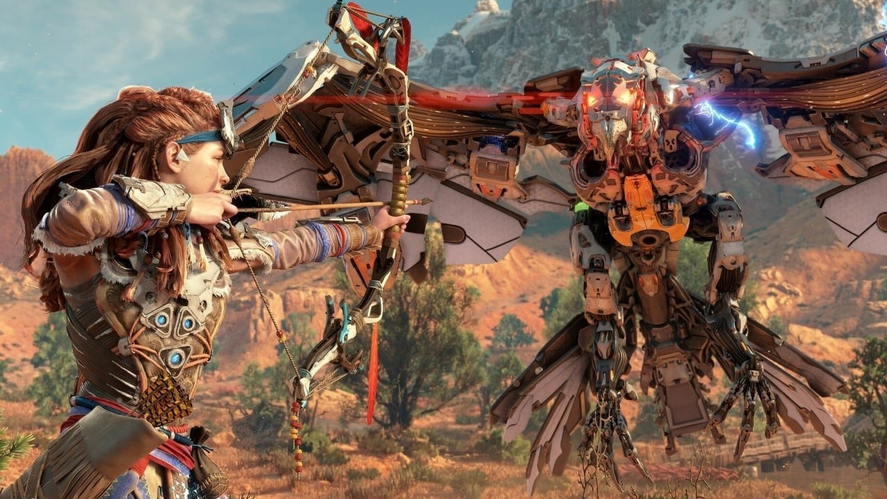 Sony pozwało Tencent. Firma twierdzi, że nowa gra survivalowa z otwartym światem od chińskiego giganta to „bezczelna kopia” serii Horizon, źródło grafiki: Guerrilla Games..