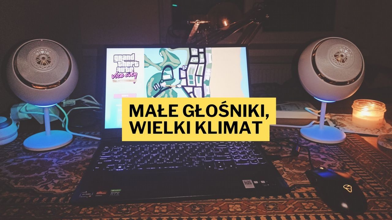 Te głośniki wyglądają jak Gwiazda Śmierci i brzmią jak marzenie - sprawdziłem je w GTA Vice City i poczułem vibe lat 80.