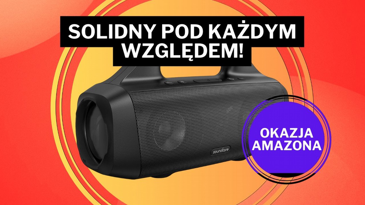 „Zmiata konkurencję z planszy”. Amazon nie zna granic - głośnik Anker Motion Boom można zdobyć w rekordowo niskiej cenie!, źródło grafiki: Anker.