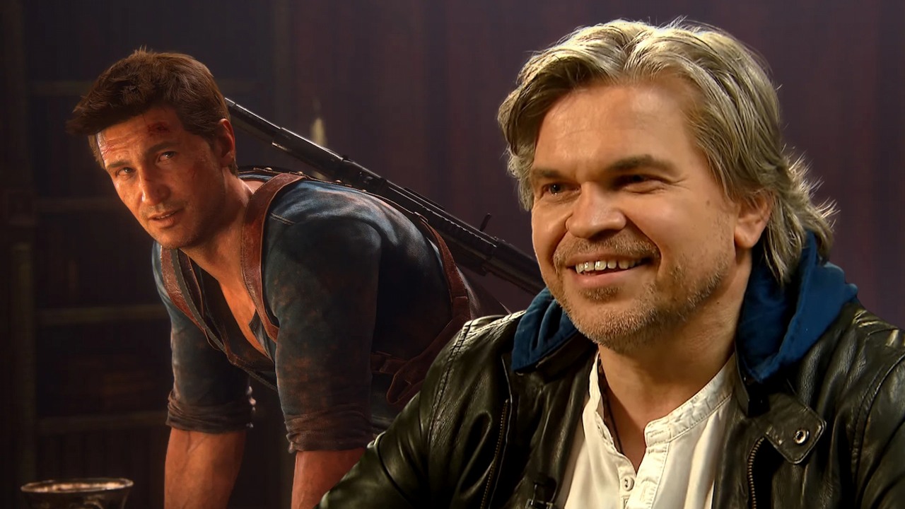 Jarosław Boberek „zwariował”, gdy zobaczył Uncharted. Popularność Nathana Drake’a uderzyła go jeszcze mocniej na targach gier: „Normalnie wizyta papieża”, źródło grafiki: Naughty Dog / YouTube, TVN Series, 2017.