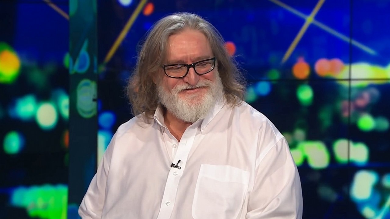 Jeśli nie ogarniasz AI, to przegrałeś - mówi Gabe Newell. I nie chodzi tylko o gry, źródło grafiki: Newshub, YouTube.