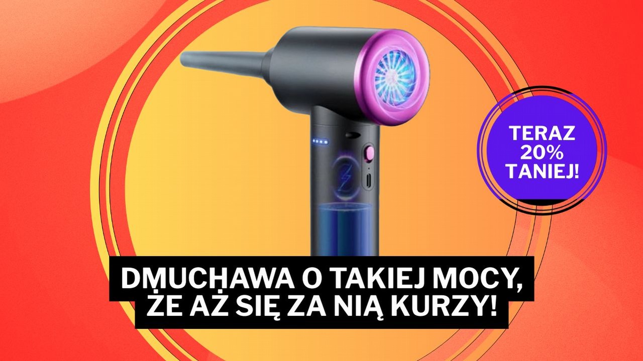 Twój PC Ci za to podziękuje! Ta dmuchawa przedmucha go na wylot i nie zostawi kurzowych jeńców, źródło grafiki: Amazon.pl.