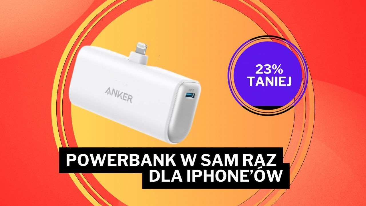 20 godzin dodatkowej baterii w kieszeni? Ten powerbank za mniej niż 100 złotych to must-have dla iPhone’ów, źródło grafiki: Anker.