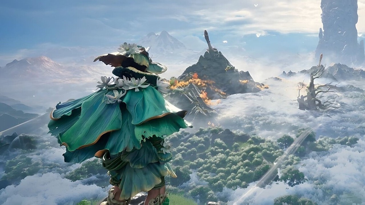 Wygląda tak dobrze, że pozostałe gry survivalowe z otwartym światem wydadzą Ci się „prymitywne”. Kontroluj żywioły, podziwiaj wspaniałą grafikę i nie tylko w grze Of Peaks and Tides, źródło grafiki: Of Peaks and Tides.