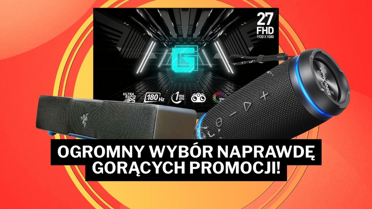 Amazon znowu kusi gorącymi promocjami! Dzisiaj kupisz kompaktowy głośnik oraz polecany soundbar firmy Razer, źródło grafiki: Amazon.pl.