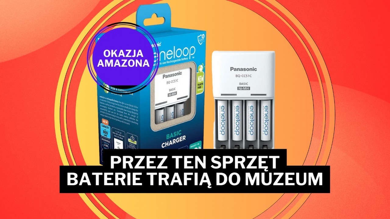 Odeślij baterie na emeryturę akumulatorkami z ładowarką w pakiecie za mniej niż 60 zł, źródło grafiki: Panasonic; materiały promocyjne.