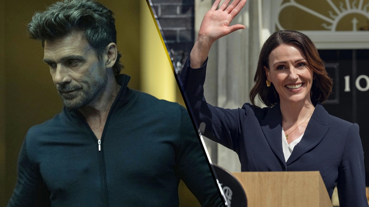 Zapomnijcie o Supermanie, w ten weekend HBO Max ma nowość z DCU, która już ma 98% na RT. Netflix za to serwuje trzymający w napięciu thriller polityczny, źródło grafiki: Peacemaker, James Gunn, HBO Max, 2022 / Hostage, Matt Charman, Netflix, 2025.