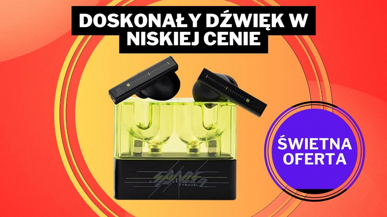 „Brzmią lepiej niż AirPods, a kosztują mniej”. Te słuchawki biją konkurencję na głowę, źródło grafiki: Amazon; grafika promocyjna.