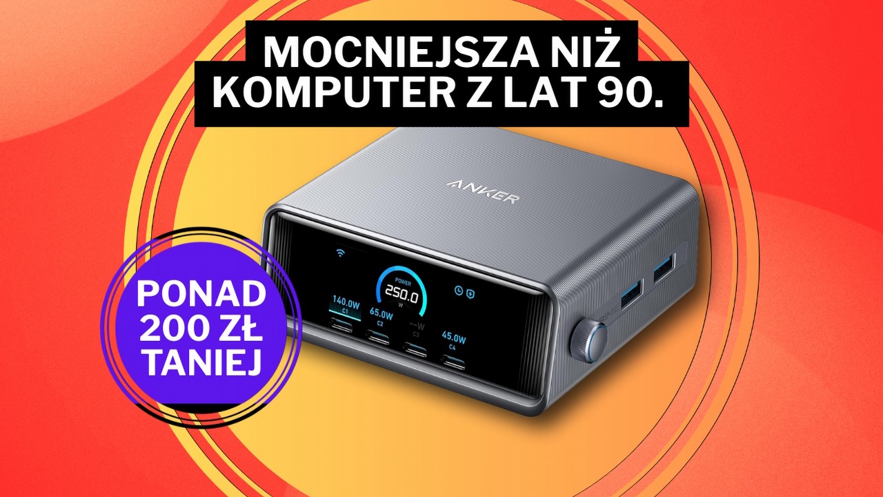 „Ferrari wśród ładowarek” ponad 200 zł taniej! Nie tylko naładujesz smartfon, ale i zagrasz w Dooma, źródło grafiki: Anker.