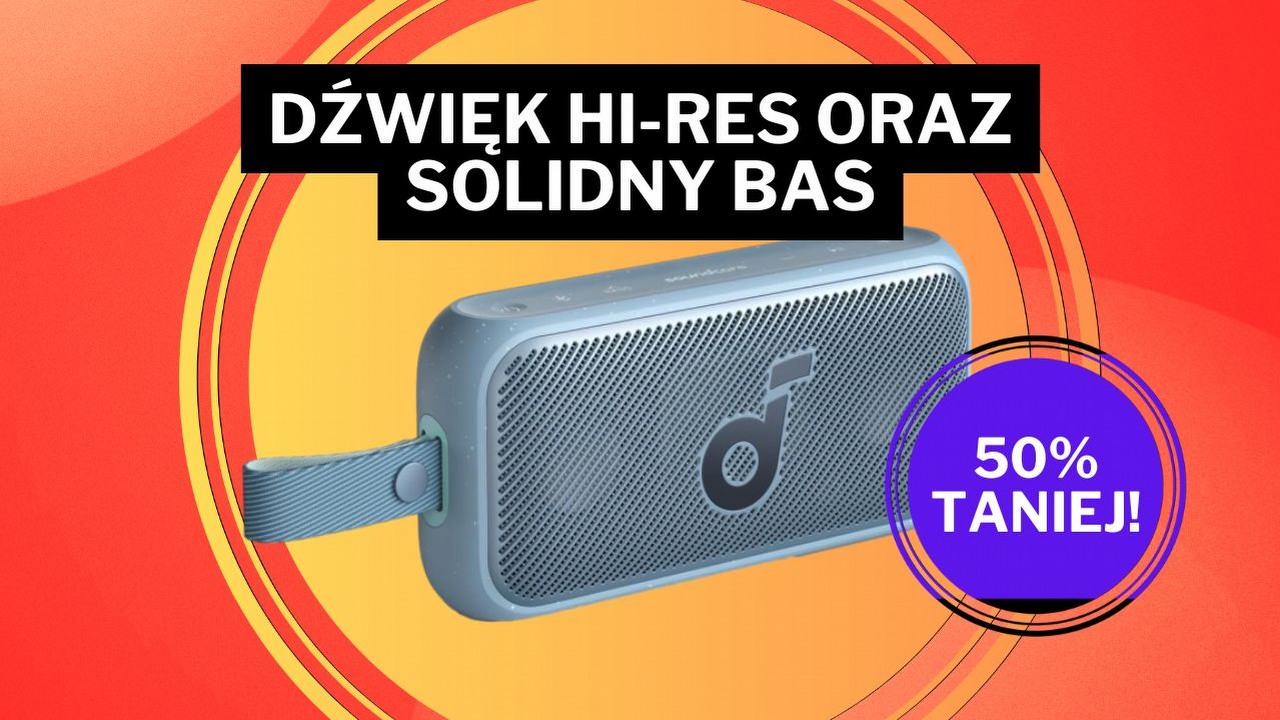 Promocyjna petarda na koniec wakacji! 50% taniej za ten głośnik Ankera na Amazonie to okazja, obok której lepiej nie przejść obojętnie, źródło grafiki: Anker / Amazon.