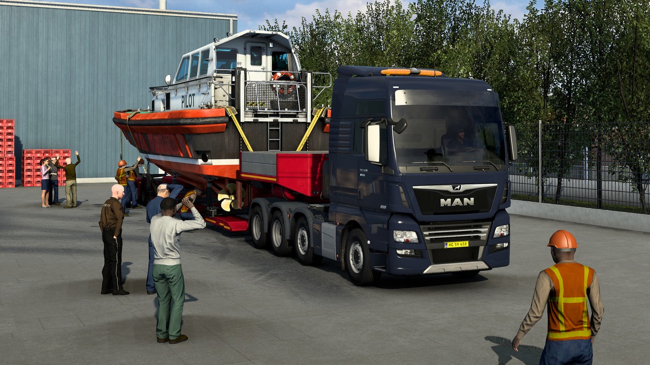 Już wkrótce gracze popularnego symulatora ciężarówki przewiozą z Niemiec do Polski ważącego 90 ton potwora. Będzie to wielkie wyzwanie w ETS2, źródło grafiki: SCS Software.
