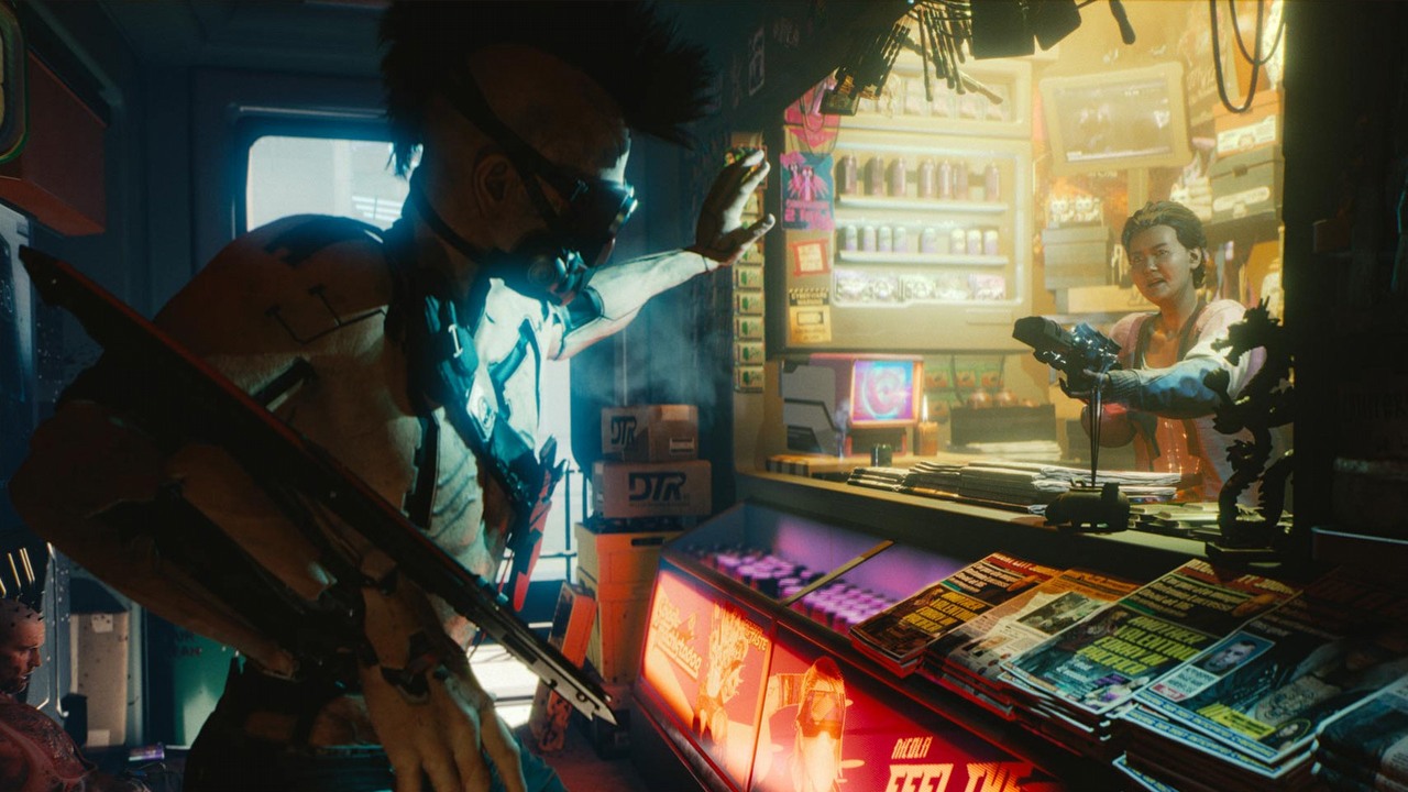 Cyberpunk 2077 to dowód, że „pudełka” wciąż żyją przynajmniej na jednej platformie, źródło grafiki: CD Projekt.